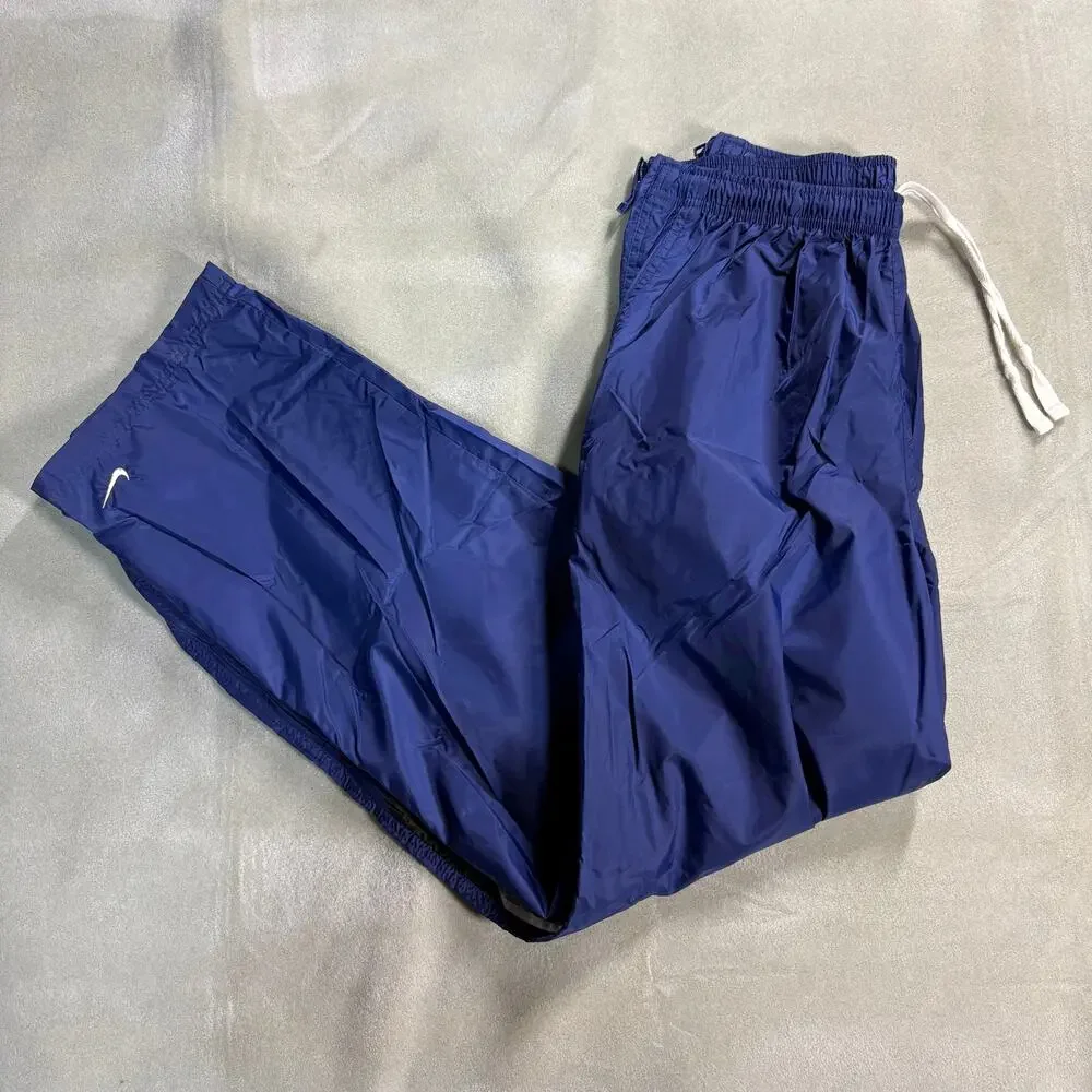Nike‎ Y2K Black Track Pants Men’s XL Lightweight Athletic Joggers Swoosh